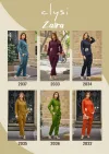 Zaira By Clysi Viscose Silk Handwork Co Ord Set
